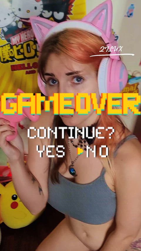 big tits camgirl cosplay cute gamer girl huge tits onlyfans tease tiktok amateur-girls