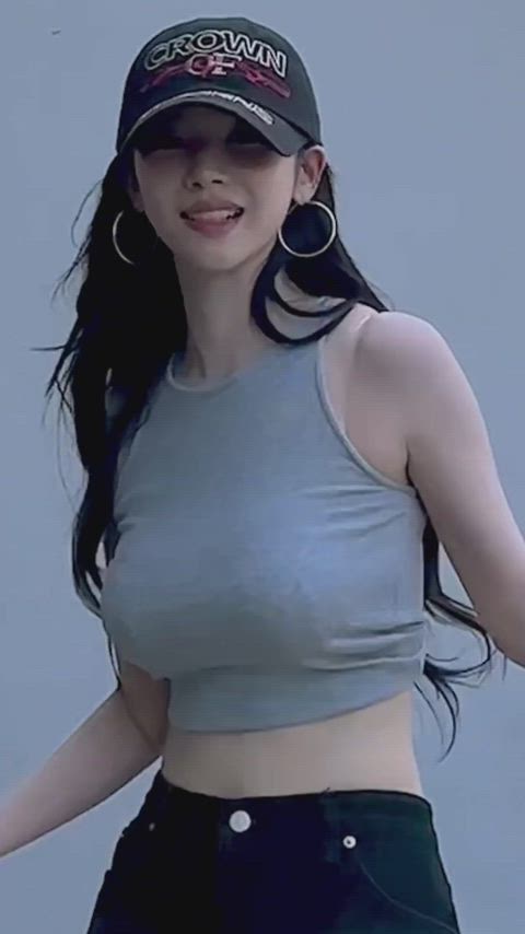 asian big tits bouncing tits dancing huge tits korean long hair natural tits pale