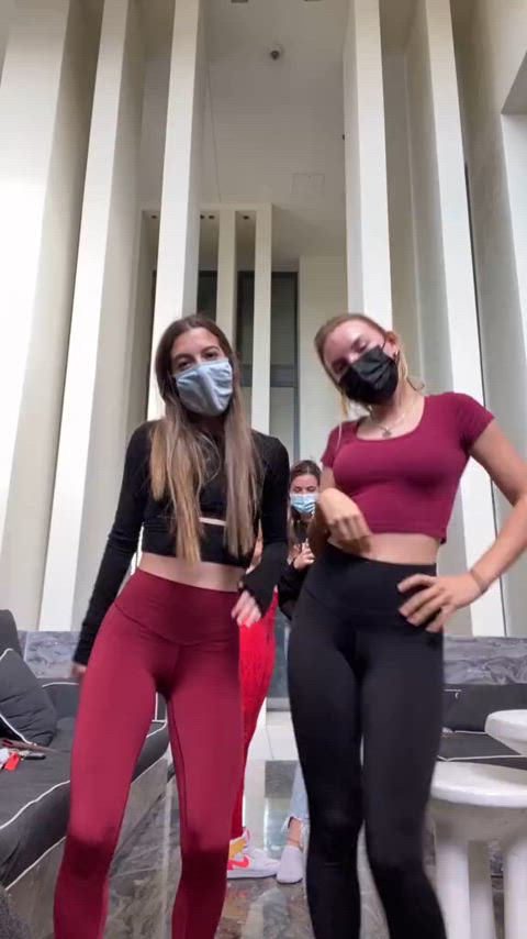 spanking tiktok yoga pants clothing-fetish fitness-girls girls-in-yoga-pants real-girls-on-tiktok