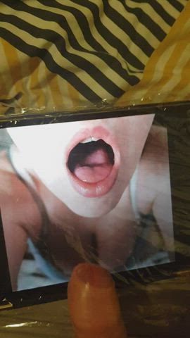 cum in mouth cumshot tribute clip