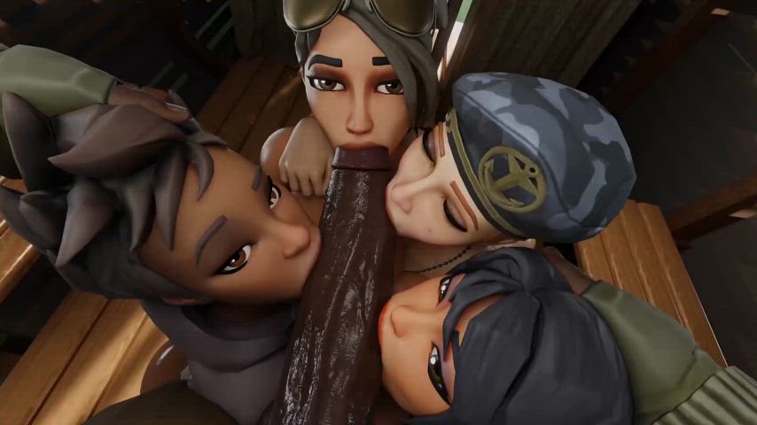 bbc big dick blowbang blowjob fortnite gangbang nsfw rule34 sucking teen clip