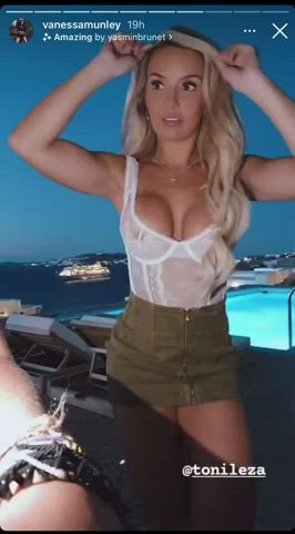 Blonde Dancing See Through Clothing clip