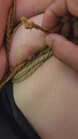 natural tits shibari submissive torture clip