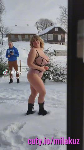 bbw big tits bouncing tits busty huge tits lingerie russian clip