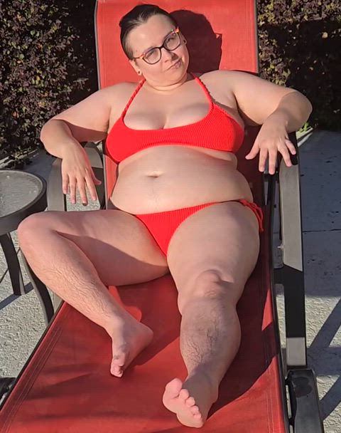 bbw big tits bikini chubby glasses hairy hairy pussy nerd onlyfans short hair alt-girls