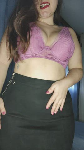 ass chubby pink skirt thick clip