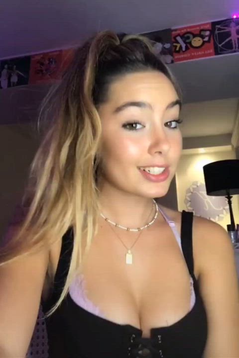 ahegao blonde brunette cleavage non-nude real-girls-on-tiktok clip