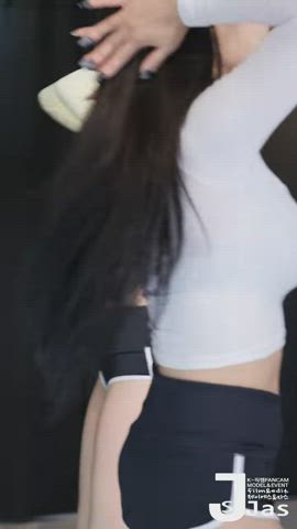 ass dancing korean tease clip