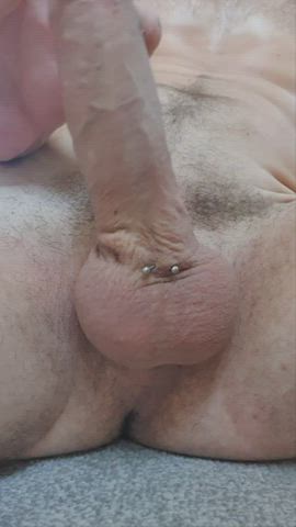 big balls pierced thick cock clip