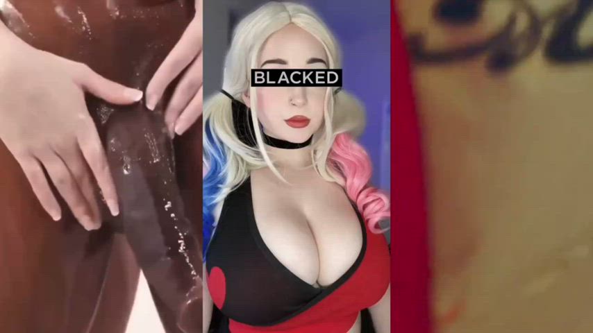 bbc cosplay harley quinn interracial pmv split screen porn tiktok r/bbc_splitscreen