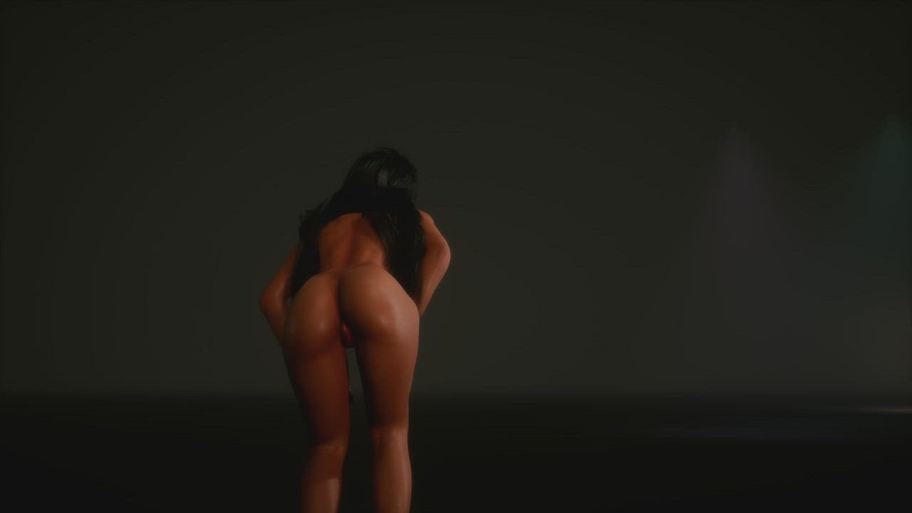 3d booty dancing clip