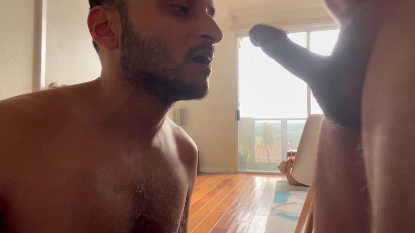 blowjob cock cum cumshot desi facial gay hispanic uncut clip