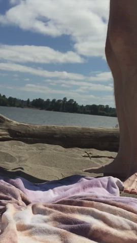 Ass Beach Chubby Daddy Exhibitionist Little Dick Nudist Outdoor clip