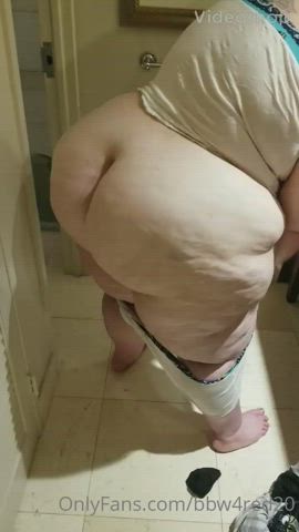 bbw big ass chubby pawg ssbbw shower thick clip