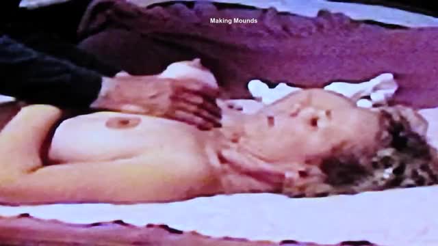 Mature Nude Female , Melanie,  Gets Tit Massage