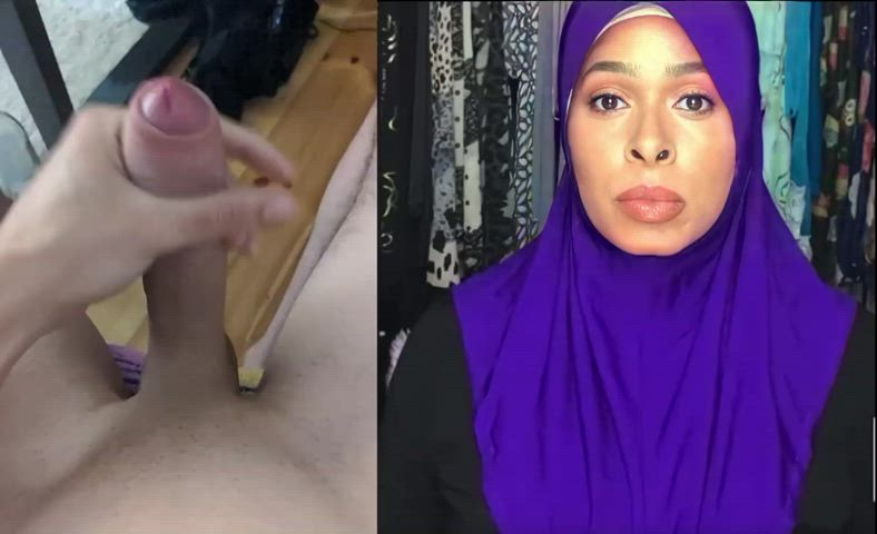 babecock hijab jerk off clip