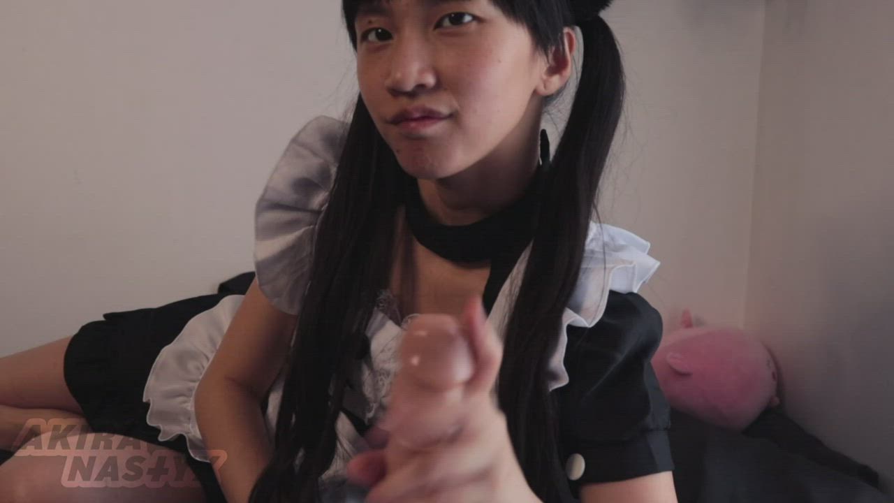 Asian Costume Cute Dildo Foot Foot Fetish Footjob Handjob Maid Pigtails Sex Toy Toy