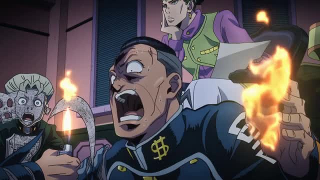 Okuyasu on Fire