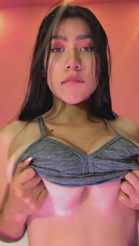 big tits latina model nipples saliva seduction teen teens clip