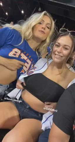 big tits blonde bouncing tits flashing public schoolgirl clip