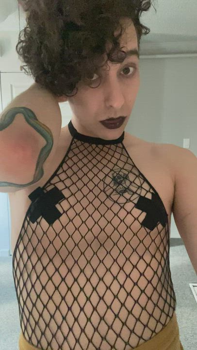 Goth Striptease Trans clip