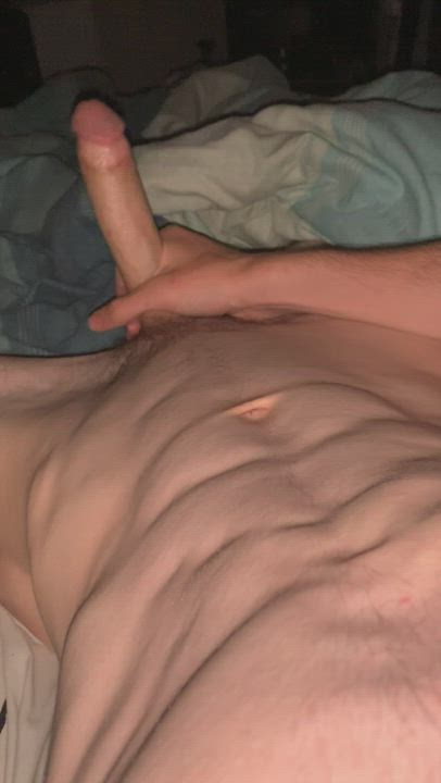 (20m) Stroking my teen cock for you ?