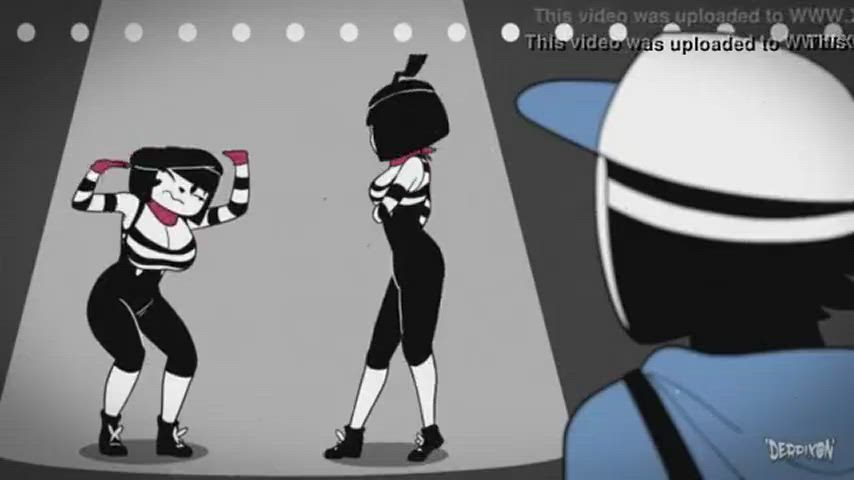 Animation Anime Big Tits Bouncing Tits Cartoon Hentai Threesome White Girl clip
