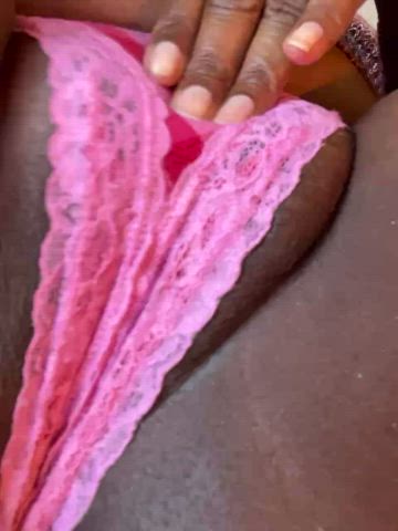 Ebony Panties Pussy Lips clip