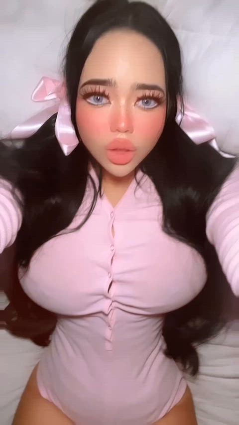 big tits tits onlyfans cute tiktok tease bouncing tits bouncing kawaii girl kawaiiandkinky