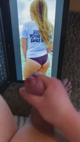 Worshipping a college PAWG’s thicc booty with my dick until I cum…!
