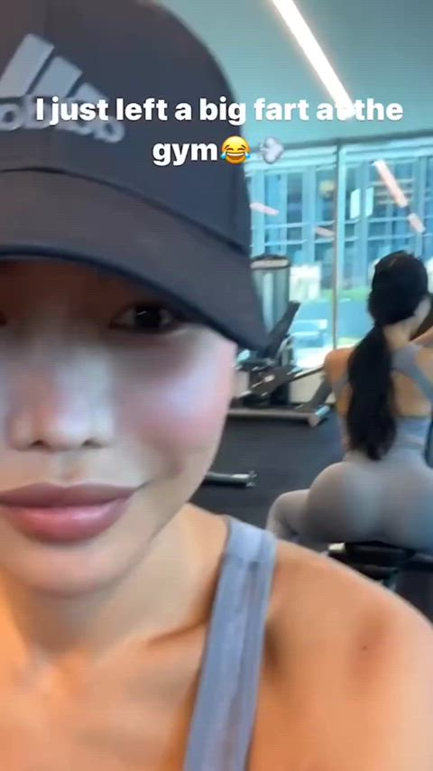 asian ass babe big ass fart fart fetish gym public yoga pants girls-in-yoga-pants