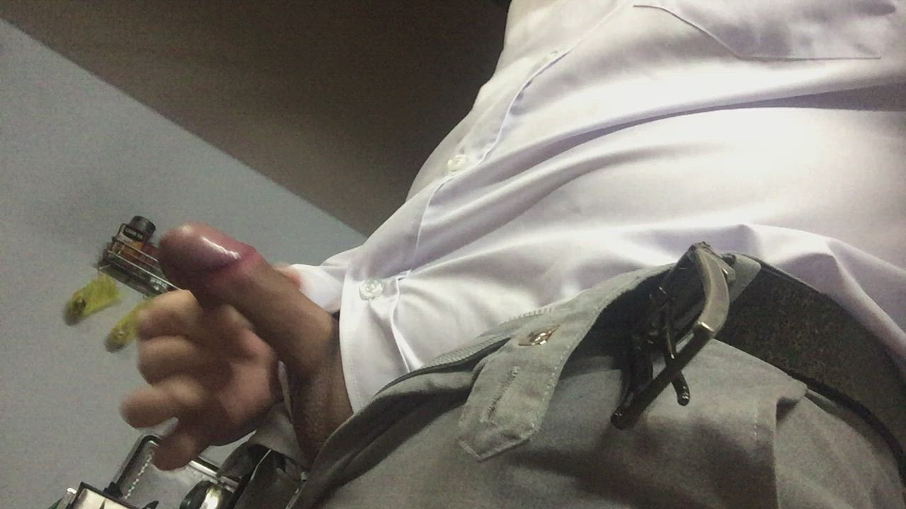 Cock Male Masturbation Uniform clip