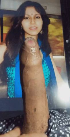 big dick cock cock worship cockslap cuckold desi indian tribute wife clip