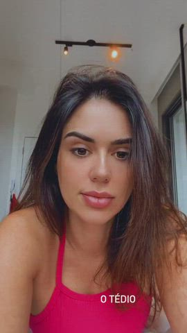 Brazilian Brown Eyes Brunette Dani Facial Goddess Hair Labia clip