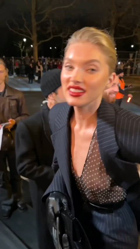 braless elsa hosk see through clothing transparent-clothing clip