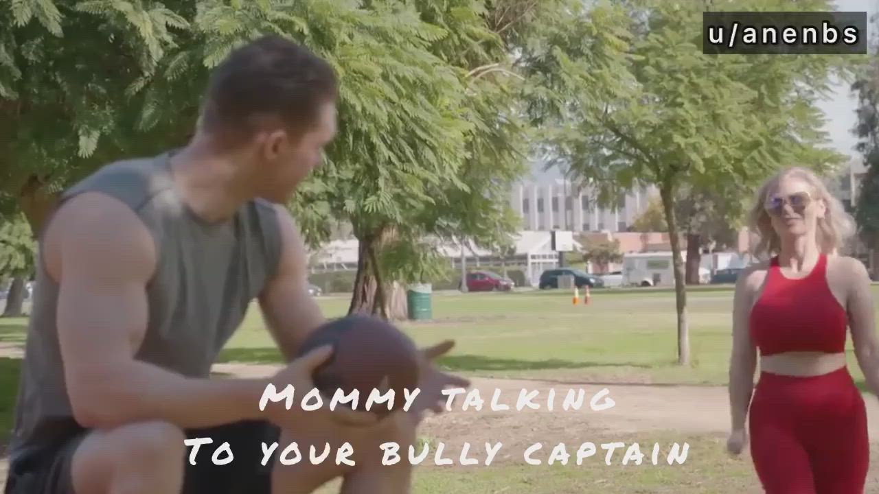 Mom with bully