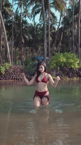 Asian Bikini Curvy Desi clip