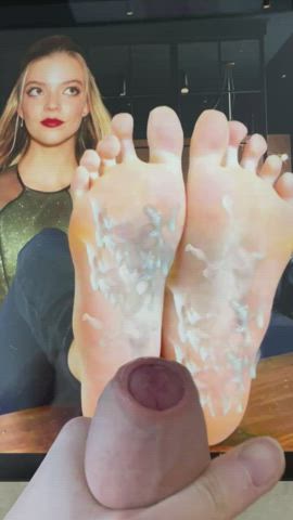 Cum Cumshot Fake Feet Soles Tribbing Tribute clip