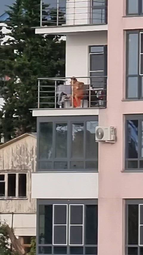 amateur milf neighbor public spy tits voyeur clip
