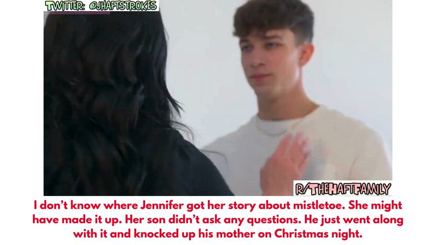 Jennifer uses mistletoe to get her son to breed her on Christmas!