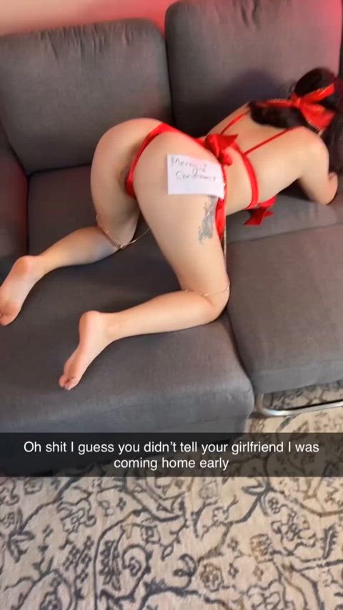 Your roommate steals your Christmas gift and tricks your girlfriend into sucking