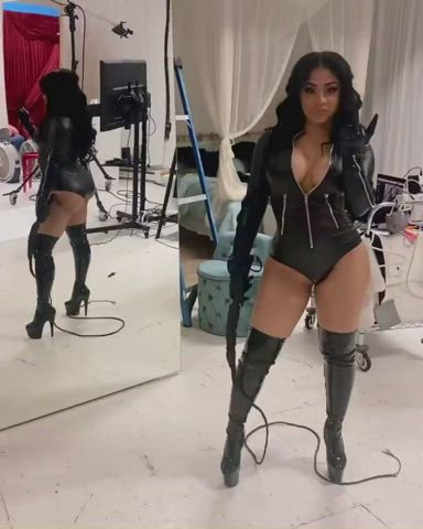 Ebony Latina Whipped clip