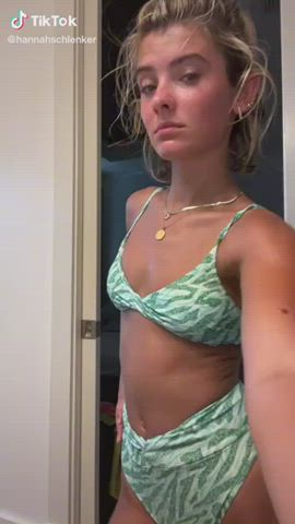 Bikini Teen TikTok clip