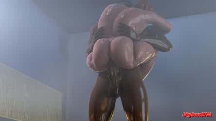 3D Gay Shower clip