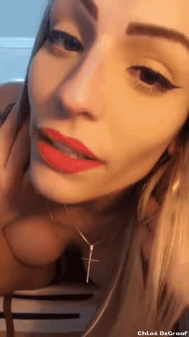 Blonde Masturbating Solo Trans clip