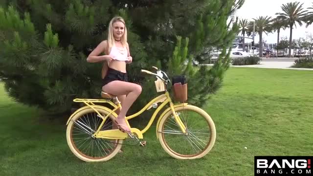 Tits Out Before A Bike Ride