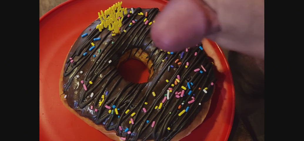 Donut cake for mum