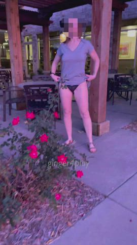 flashing public ginger4play clip