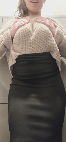 My skirt ripped while I was working...might as well show you what's underneath