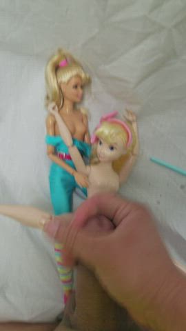 cumshot doll masturbating toy clip